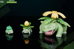 1/20 Scale World Zukan Evolution of Bulbasaur Set - Pokemon Resin Statue - Unlimited Studios