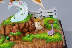 1/20 Scale World Zukan Evolution of Rattata Set & Spearow Set - Pokemon Resin Statue - Unlimited Studios