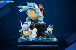 1/20 Scale World Zukan Evolution of Squirtle Set - Pokemon Resin Statue - Unlimited Studios