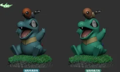 1/20 Scale World Zukan Evolution of Feraligatr Set - Pokemon Resin Statue - SK Studios