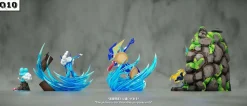 1/20 Scale World Zukan Evolution of Greninja Set - Pokemon Statue - Q10 Studio