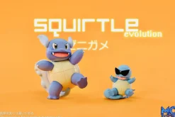 1/20 Scale World Zukan Evolutionary Combination Series Blastoise Family - Pokemon Statue - MG Studios