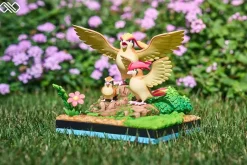 1/20 Scale World Zukan Evolution of Pidgeot Set - Pokemon Resin Statue - Unlimited Studios