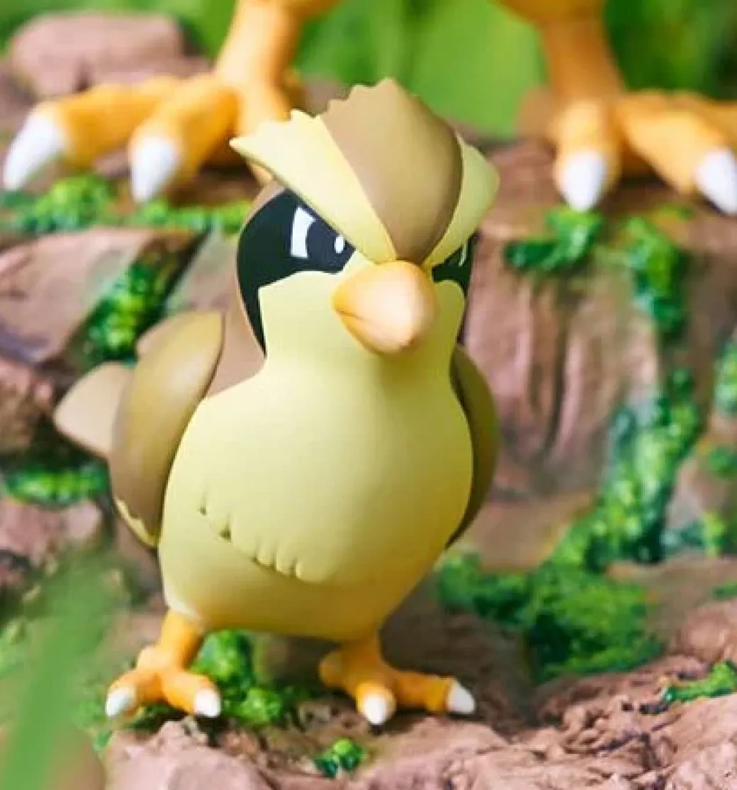 1/20 Scale World Zukan Evolution of Pidgeot Set - Pokemon Resin Statue - Unlimited Studios
