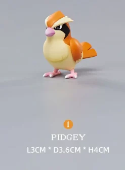 1/20 Scale World Zukan Evolution of Pidgeot Set - Pokemon Resin Statue - Unlimited Studios
