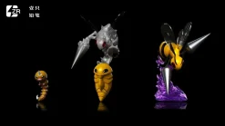 1/20 Scale World Zukan Evolution of Beedrill Set & Mega Beedrill Set - Pokemon Resin Statue - ZR Studios