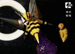1/20 Scale World Zukan Evolution of Beedrill Set & Mega Beedrill Set - Pokemon Resin Statue - ZR Studios