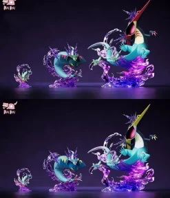 1/20 Scale World Zukan Evolution of Dragapult Set - Pokemon Statue - DaiDai Studio