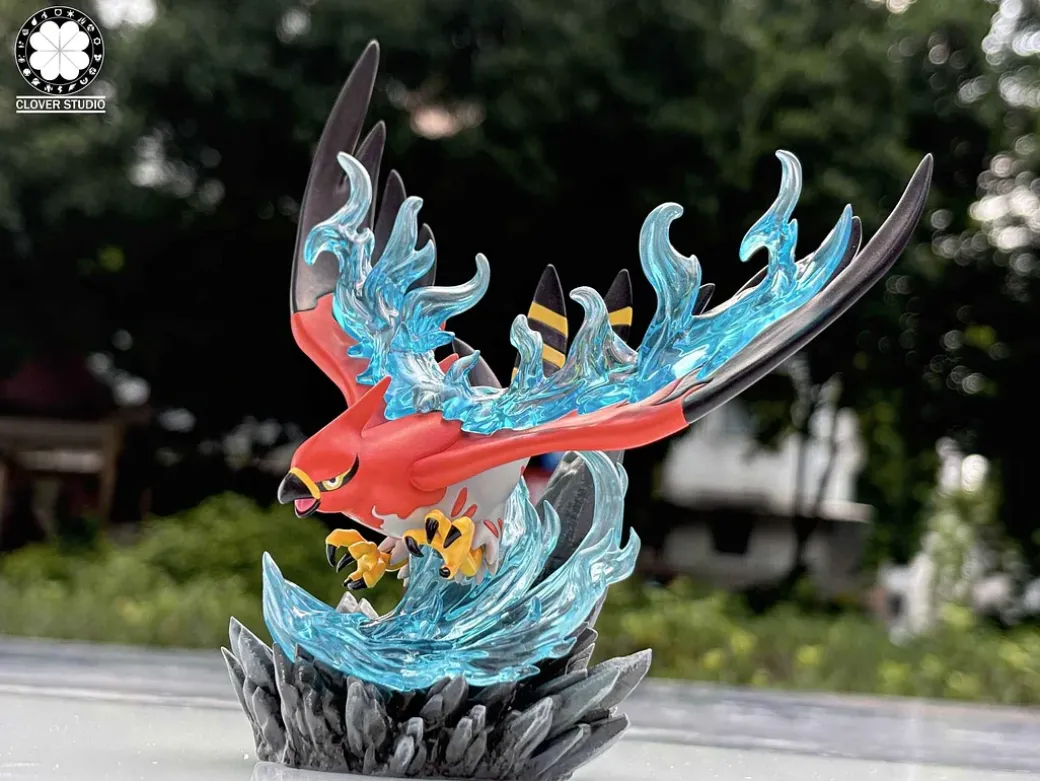1/20 Scale World Zukan Evolution of Talonflame Set - Pokemon Statue - Clover Studio