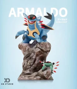 1/20 Scale World Zukan Evolution of Armaldo Set - Pokemon Statue - XO Studio