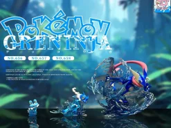 1/20 Scale World Zukan Evolution of Greninja Set - Pokemon Statue - DaiDai Studio