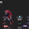 1/20 Scale World Zukan Evolution of Zoroark Set - Pokemon Statue - Wonder Studio
