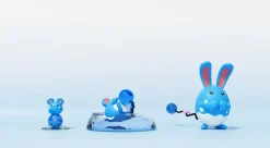 1/20 Scale World Zukan Evolution of Marill Set - Pokemon Resin Statue - PDS Studio
