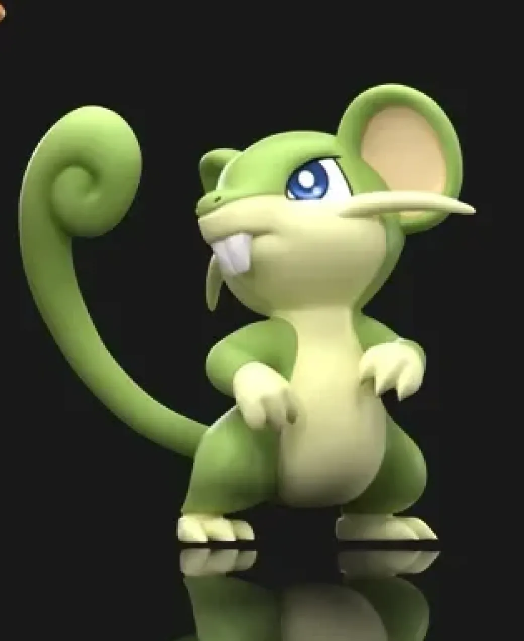 1/20 Scale World Zukan Evolution of Raticate Set - Pokemon Statue - Wonder Studio