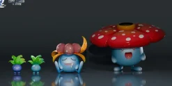1/20 Scale World Zukan Evolution of Oddish Set - Pokemon Resin Statue - Jiang Studios