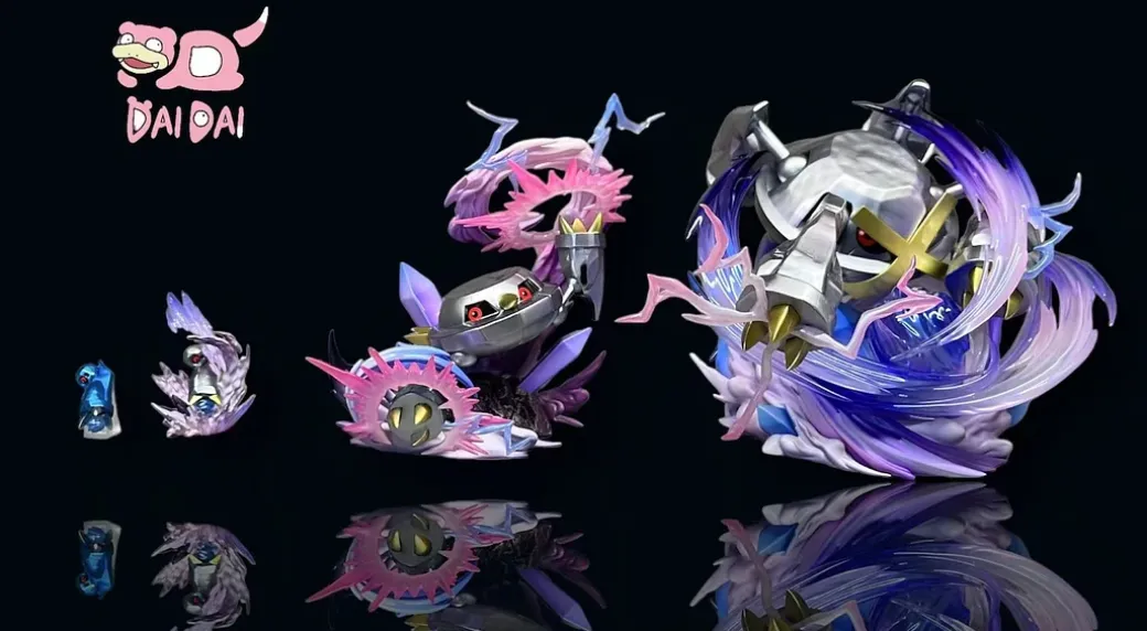 1/20 Scale World Zukan Evolution of Metagross Set - Pokemon Resin Statue - DaiDai Studio