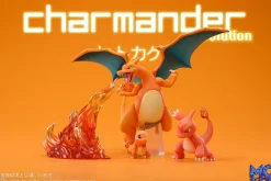 1/20 Scale World Zukan Evolutionary Combination Series Charizard Family - Pokemon Statue - MG Studios