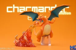 1/20 Scale World Zukan Evolutionary Combination Series Charizard Family - Pokemon Statue - MG Studios