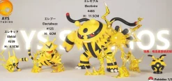 1/20 Scale World Zukan Evolution of Elekid Set - Pokemon Resin Statue - AYS Studios