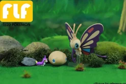 1/20 Scale World Zukan Evolution of Beautifly Set & Evolution of Dustox Set - Pokemon Statue - FLF Studio