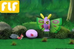 1/20 Scale World Zukan Evolution of Beautifly Set & Evolution of Dustox Set - Pokemon Statue - FLF Studio