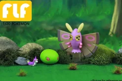1/20 Scale World Zukan Evolution of Beautifly Set & Evolution of Dustox Set - Pokemon Statue - FLF Studio