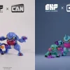 1/20 Scale World Zukan Evolution of Croagunk Set - Pokemon Resin Statue - EXP Share Studios