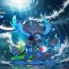 1/20 Scale World Zukan Evolution of Carracosta Set - Pokemon Resin Statue - XO Studio