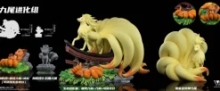 1/20 Scale World Zukan Evolution of Ninetales Set & Komala - Pokemon Resin Statue - Wonder Studio