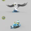 1/20 Scale World Zukan Evolution of Swanna Set - Pokemon Statue - EC-Studio