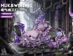 1/20 Scale World Zukan Evolution of Grimer Set & Koffing Set - Pokemon Resin Statue - Wonder Studio