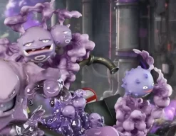 1/20 Scale World Zukan Evolution of Grimer Set & Koffing Set - Pokemon Resin Statue - Wonder Studio
