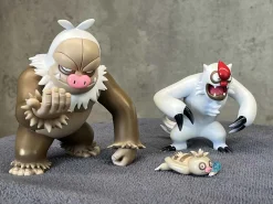 1/20 Scale World Zukan Evolution of Slaking Set - Pokemon Resin Statue - DaiDai Studio