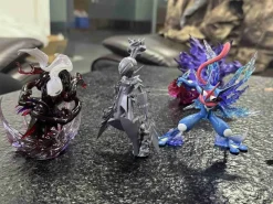1/20 Scale World Zukan Evolution of Ceruledge & Armarouge Set - Pokemon Resin Statue - PM-Studios