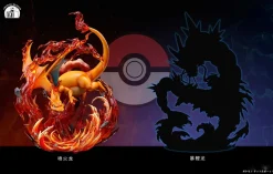 1/20 Scale World Zukan Flamethrower Charizard - Pokemon Resin Statue - Amazing Museum Studio