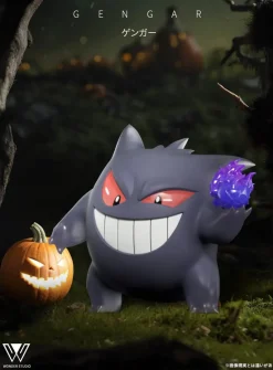 1/20 Scale World Zukan Gengar - Pokemon Statue - Wonder Studio
