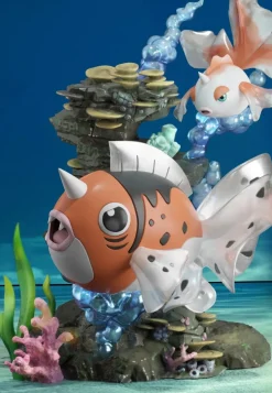 1/20 Scale World Zukan Goldeen Set & Kingler Set & Vaporeon & Psyduck Set - Pokemon Resin Statue - VS Studio