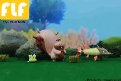 1/20 Scale World Zukan Greedent & Milcery & Barraskewda - Pokemon Resin Statue - FLF Studio