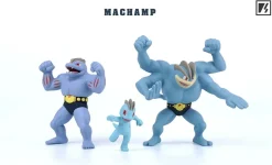 1/20 Scale World Zukan Groudon & Evolution of Machamp Set - Pokemon Resin Statue - VS Studio