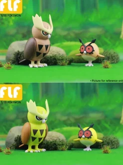 1/20 Scale World Zukan Hoothoot & Noctowl - Pokemon Resin Statue - FLF Studio