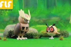 1/20 Scale World Zukan Hoothoot & Noctowl - Pokemon Resin Statue - FLF Studio