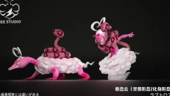 1/20 Scale World Zukan Incarnate Forme & Therian Forme Enamorus - Pokemon Statue - Bee Studio