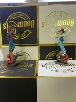 1/20 Scale World Zukan Jasmine & Ash Ketchum & Blue Oak - Pokemon Resin Statue - Boom Studio