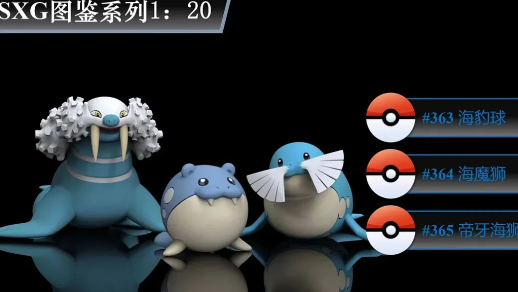 1/20 Scale World Zukan Joltik, Galvantula Set, Bisharp Set, Corvisquire Set, Walrein Set, Dunsparce, Furret Set, Honchkrow, Lumineon Set, Rotom Set, Florges Set, Simisage Set, Simisear Set, Simipour Set - Pokemon Statue - SXG Studios