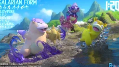 1/20 Scale World Zukan Kanto & Galarian Region Slowpoke Family - Pokemon Resin Statue - PCHouse Studios