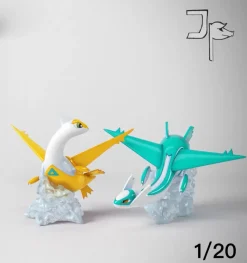 1/20 Scale World Zukan Latias & Latios - Pokemon Resin Statue - JP Studio