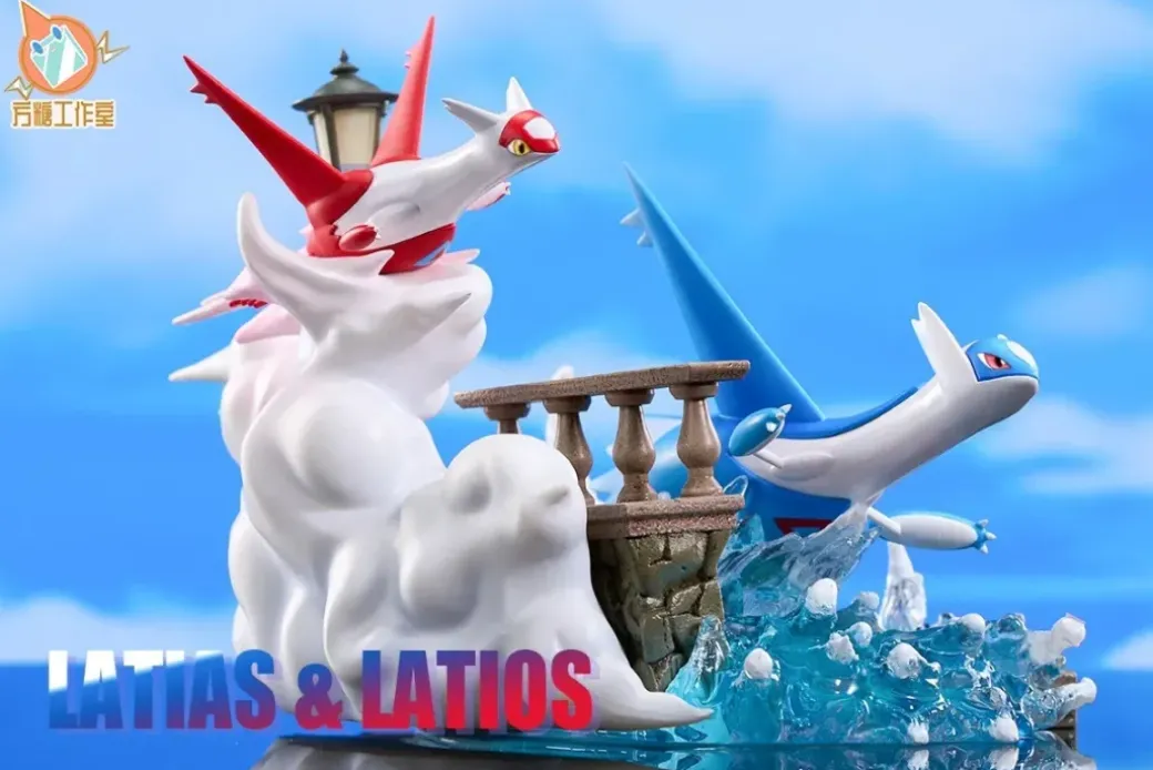 1/20 Scale World Zukan Latias & Latios - Pokemon Resin Statue - FangTang Studio