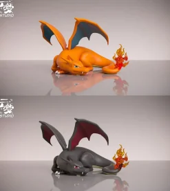 1/20 Scale World Zukan Laying Charizard - Pokemon Statue - Yun Meng Studio