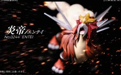 1/20 Scale World Zukan Legendary Beasts Series 001 Entei - Pokemon Resin Statue - Wang Wang Studio