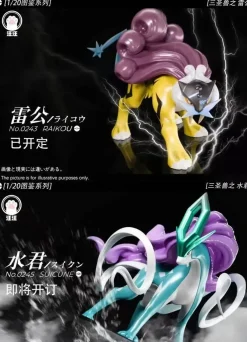1/20 Scale World Zukan Legendary Beasts Series 002 Raikou - Pokemon Resin Statue - Wang Wang Studio